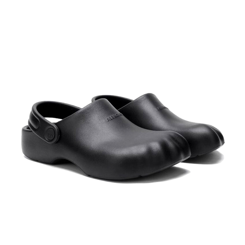 Balenciaga X Crocs Men's And Women's Solid Color Summer Round-toe Slip-on Shoes #77889