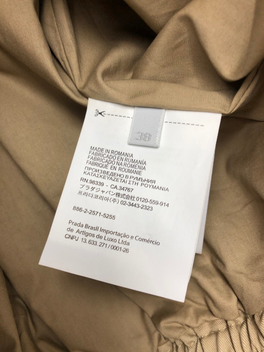 MiuMiu Men's Women's Spring & Autumn Twill Cotton Logo Embroidery Solid Color Single Breasted Long Sleeve Jacket Coat #81282
