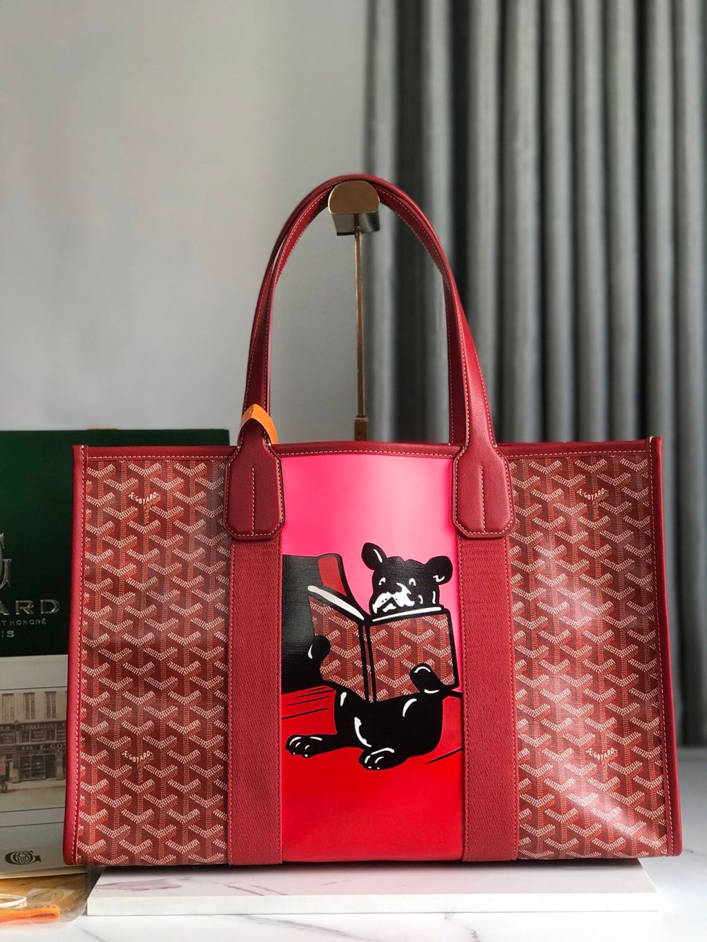 Goyard Handbag Shopping Bags Graffiti Villette Tote Bag # 195373