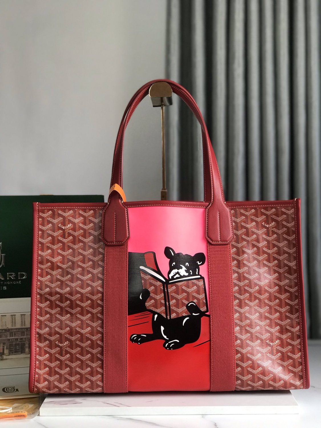 Goyard Handbag Shopping Bags Graffiti Villette Tote Bag # 195373