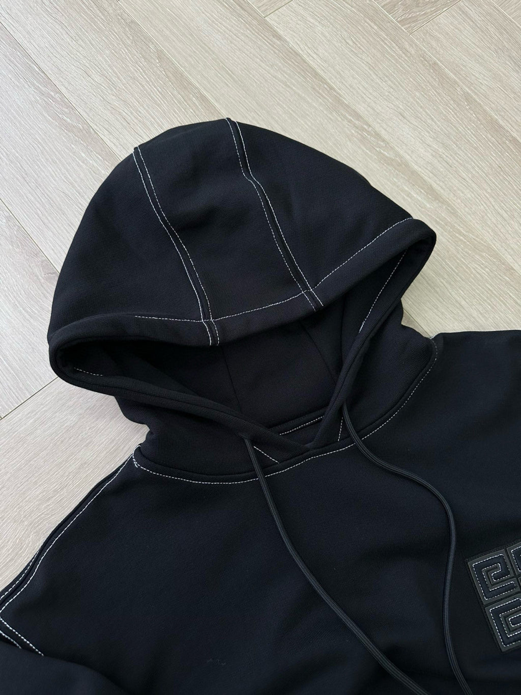 Givenchy Men's And Women's Spring/fall Fashion Casual Solid Color Hooded Pullover Logo Sweatshirt #79291