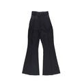 Rick Owens Men's Black Cotton Flared Trousers Spring And Autumn High Waist Trousers Loose Casual Fashion High Street Thin Trousers Pants Ngvp #9829