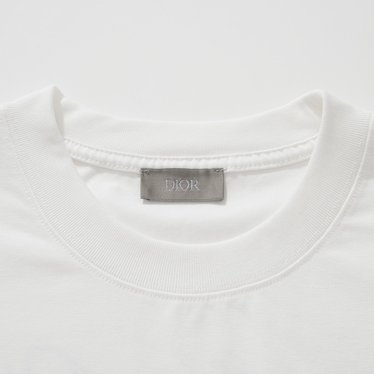 Dior Men's Summer Letter Logo Solid Colour Round Neck Cotton Short Sleeve T-Shirt #99457