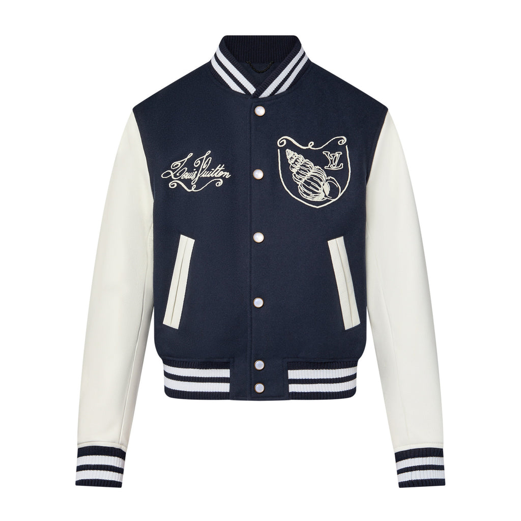Louis Vuitton Men's Spring and Autumn Nautical Logo Embroidery Single Breasted Long Sleeve Baseball Jacket #72514