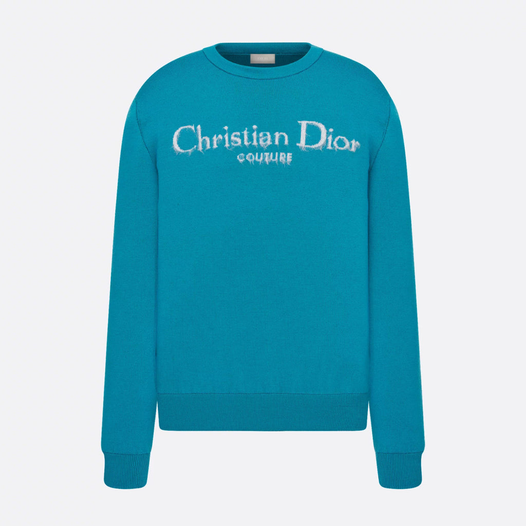 Dior Men's Autumn and Winter Solid Color Logo Letter Embroidery Round Neck Long Sleeve Sweater #73469