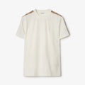 Burberry Men's Summer War Horse Embroidery Check Print Short Sleeve Round Neck T-Shirt #76765