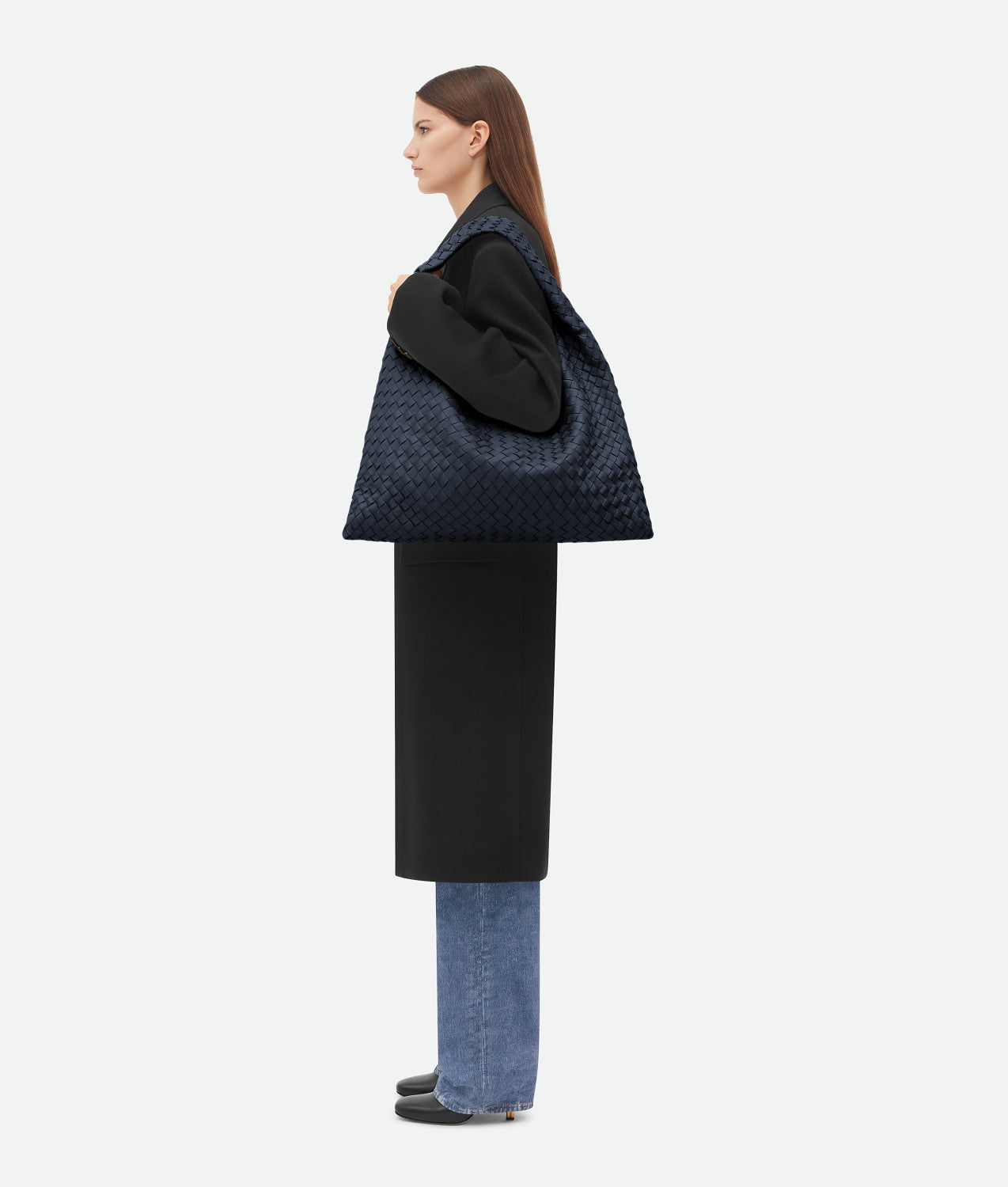 Bottega Veneta Hop Large Multicolor Collection Intrecciato Woven Shoulder Bag Suede Glossy Leather 100% Genuine Leather Fashion Temperament Bags 763970V3IV12190 #81129