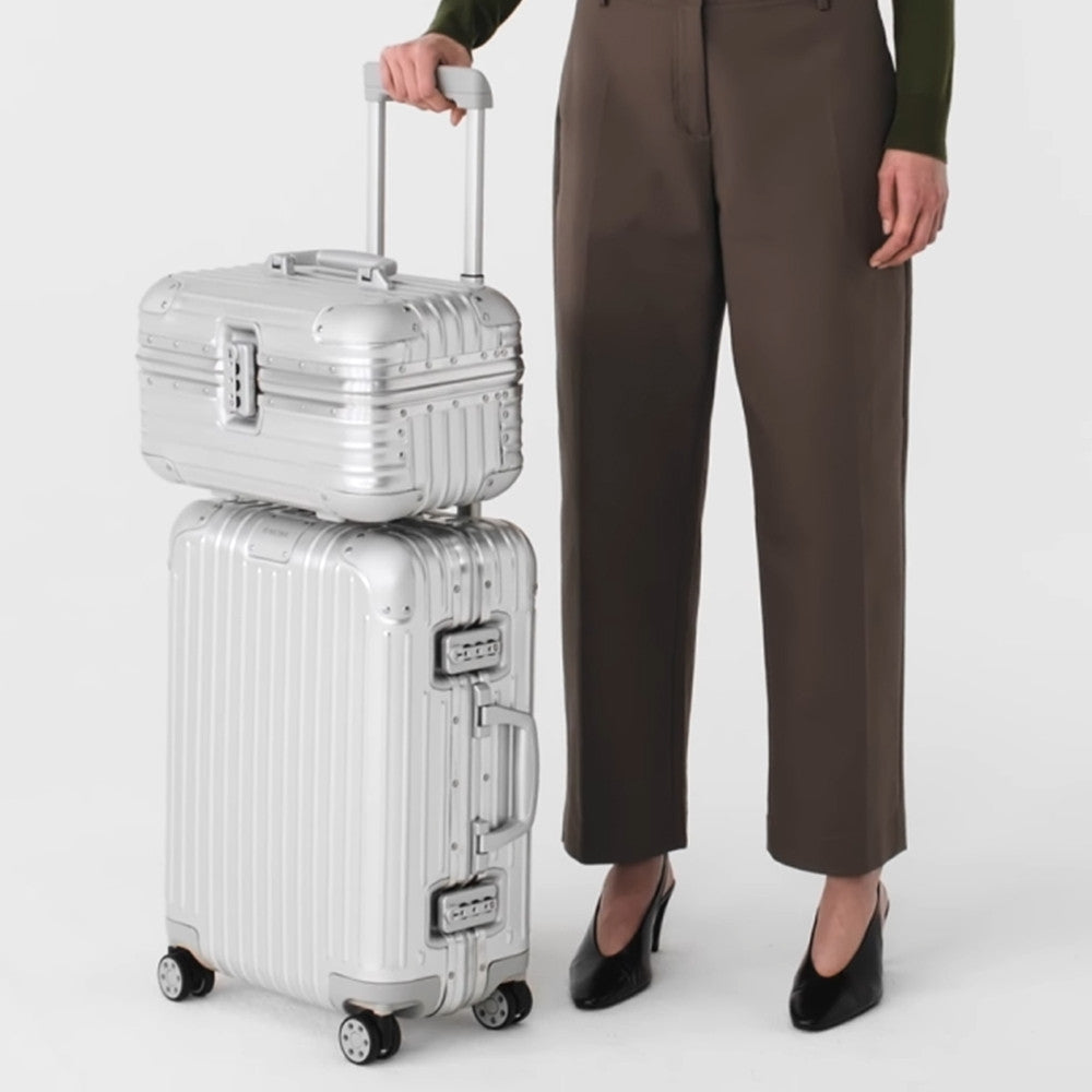 RIMOWA Aluminum Travel Vanity Case in Silver #379431