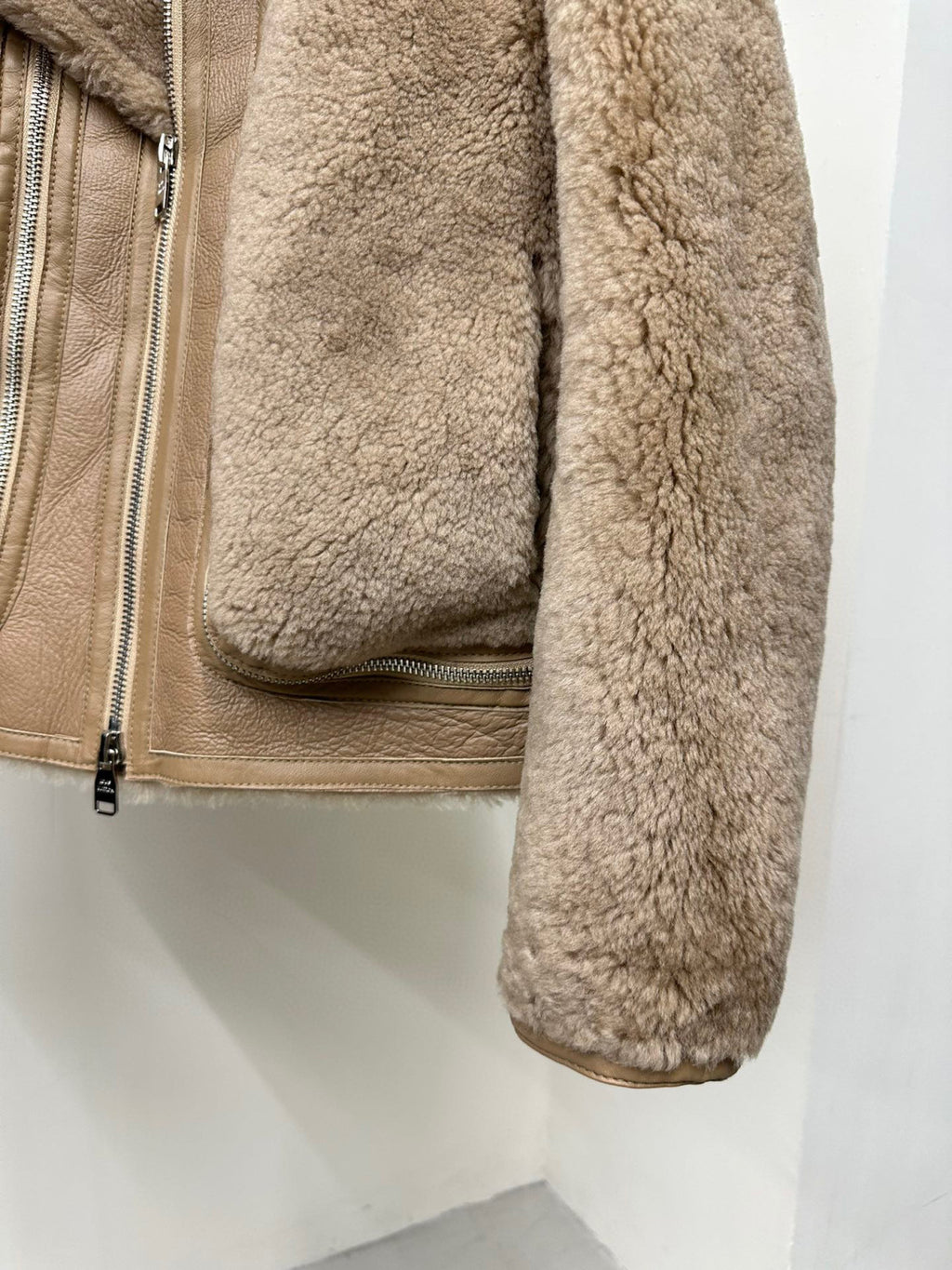 Louis Vuitton Removable Fur Leather Jacket Ngvp #5666