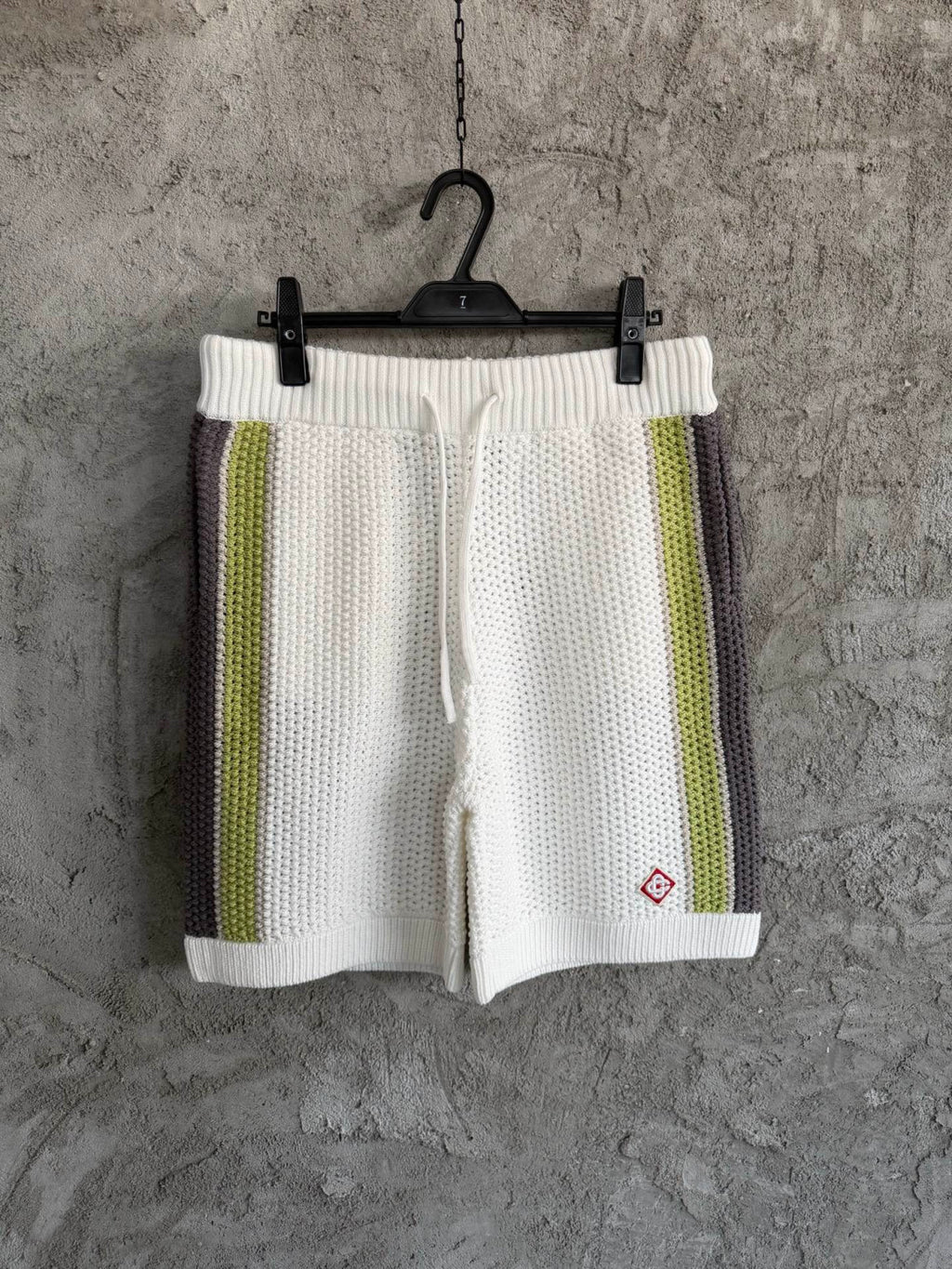 Casablanca Stripe Crochet Shirt Shorts #336490