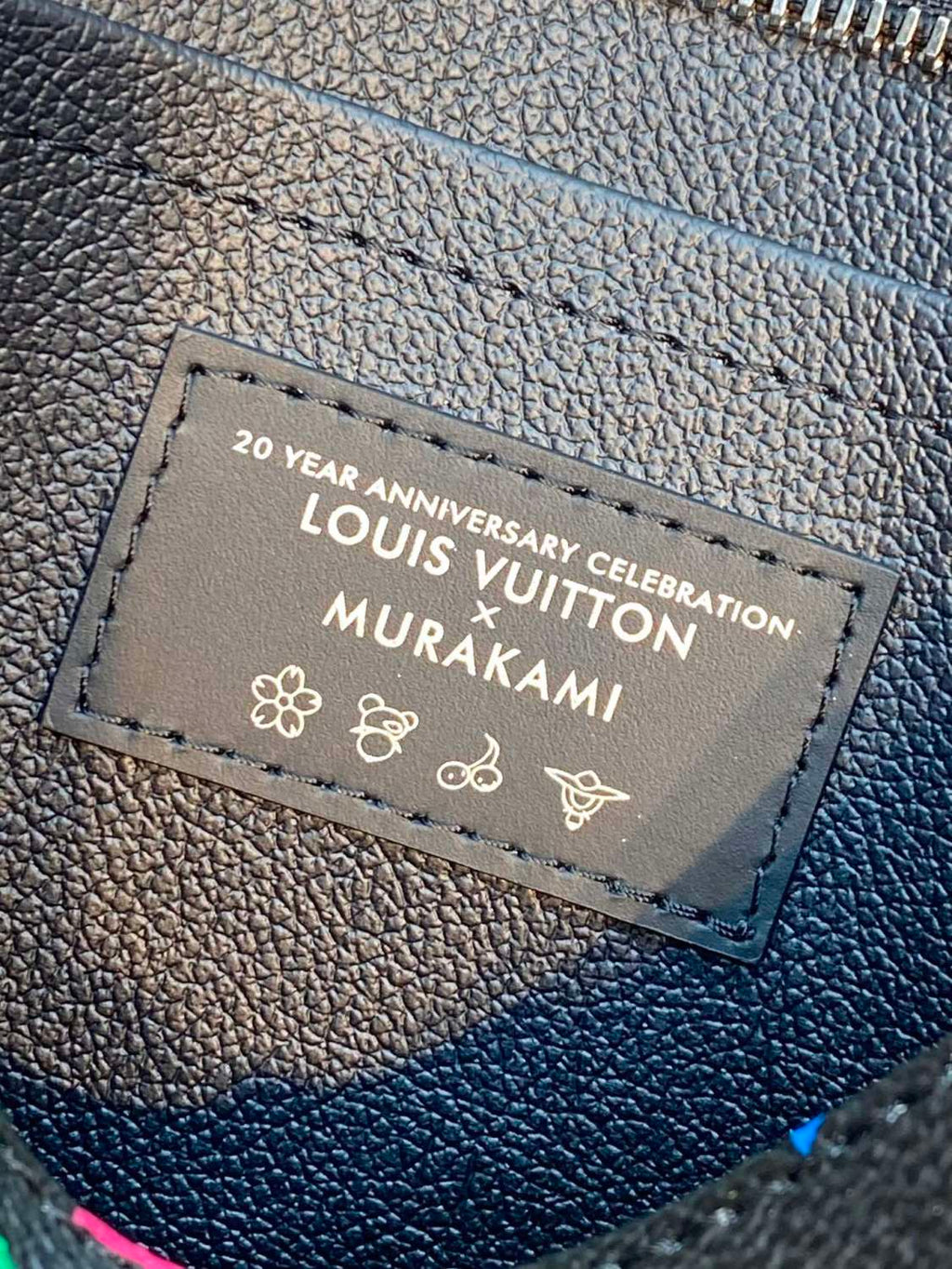 Louis Vuitton LV x TM Toiletry Pouch Men's and Women's Colorful Alphabet Print Zipper Leather Clutch Bag Toiletry Bags #77915