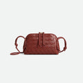 Bottega Veneta Women's Concert Intrecciato Weave Adjustable Tubular Shoulder Strap Sliding Knotted Sheepskin Clutch #332754