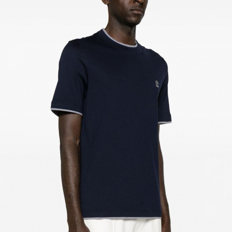 Burberry Men's Summer Solid Color Fashion Casual Round Neck Short Sleeve Logo Print T-shirt #78171