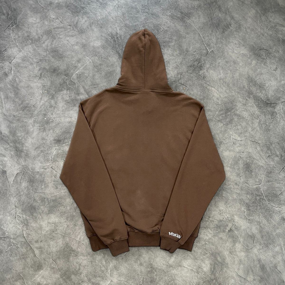 Broken Planet Out Of Sight Hoodie Brown