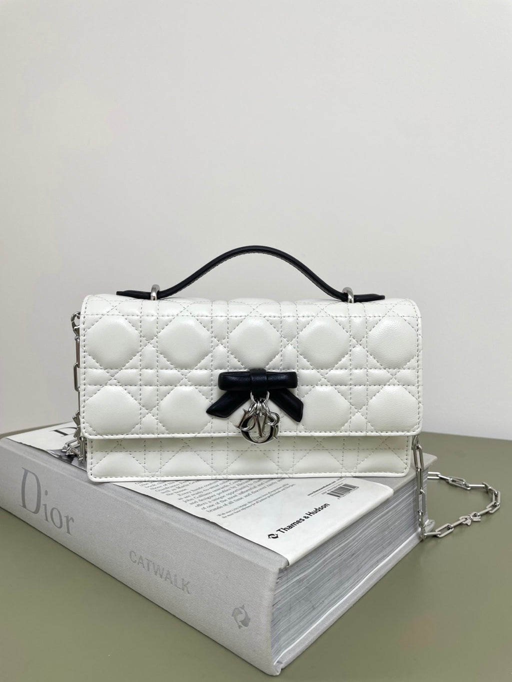 DIOR My Dior Mini Bag Black Cannage Lambskin #383157