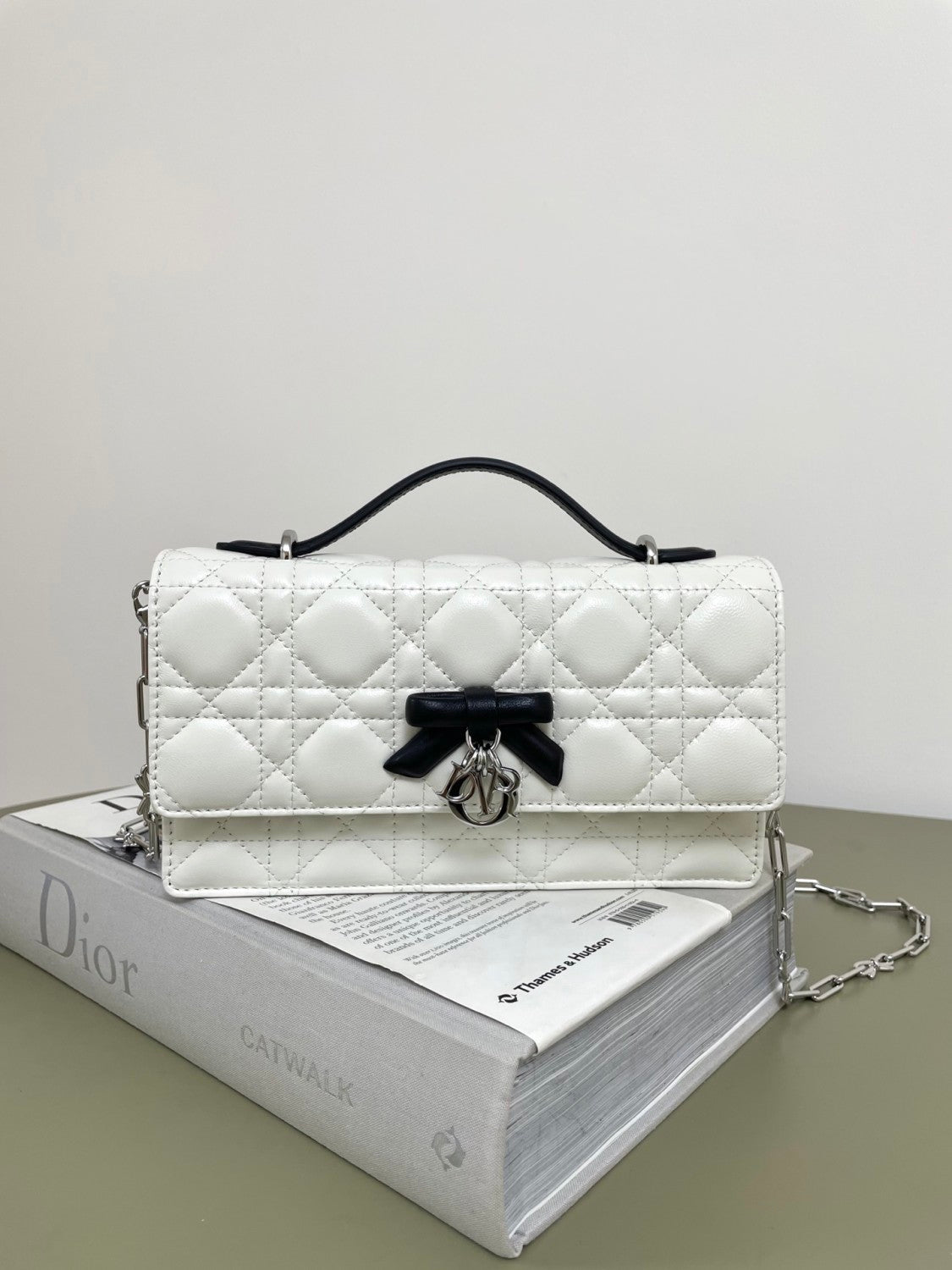 DIOR My Dior Mini Bag Black Cannage Lambskin #383157