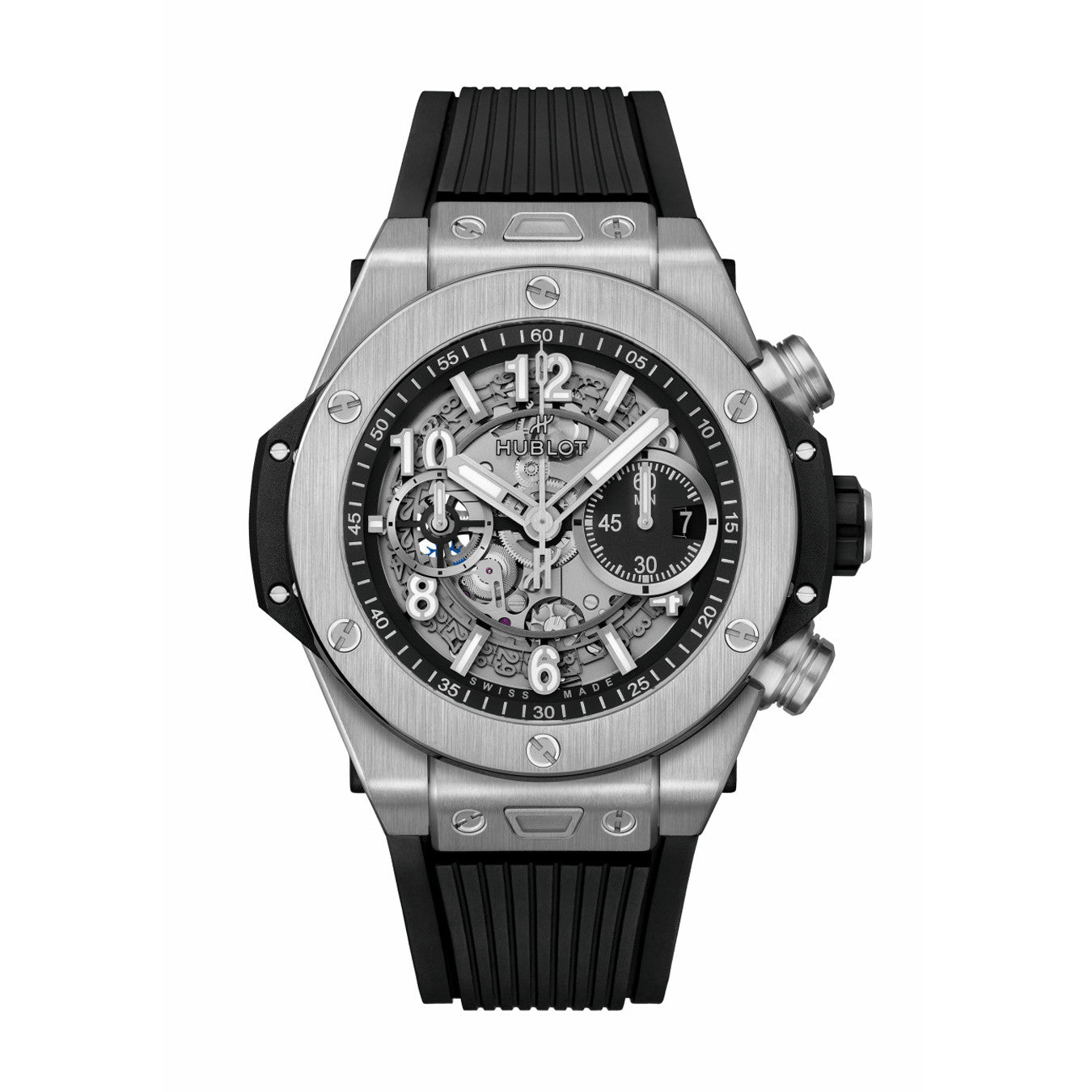Hublot BIG BANG Men's Automatic Mechanical Movement Rubber Strap 44mm Mechanical Watch #73168