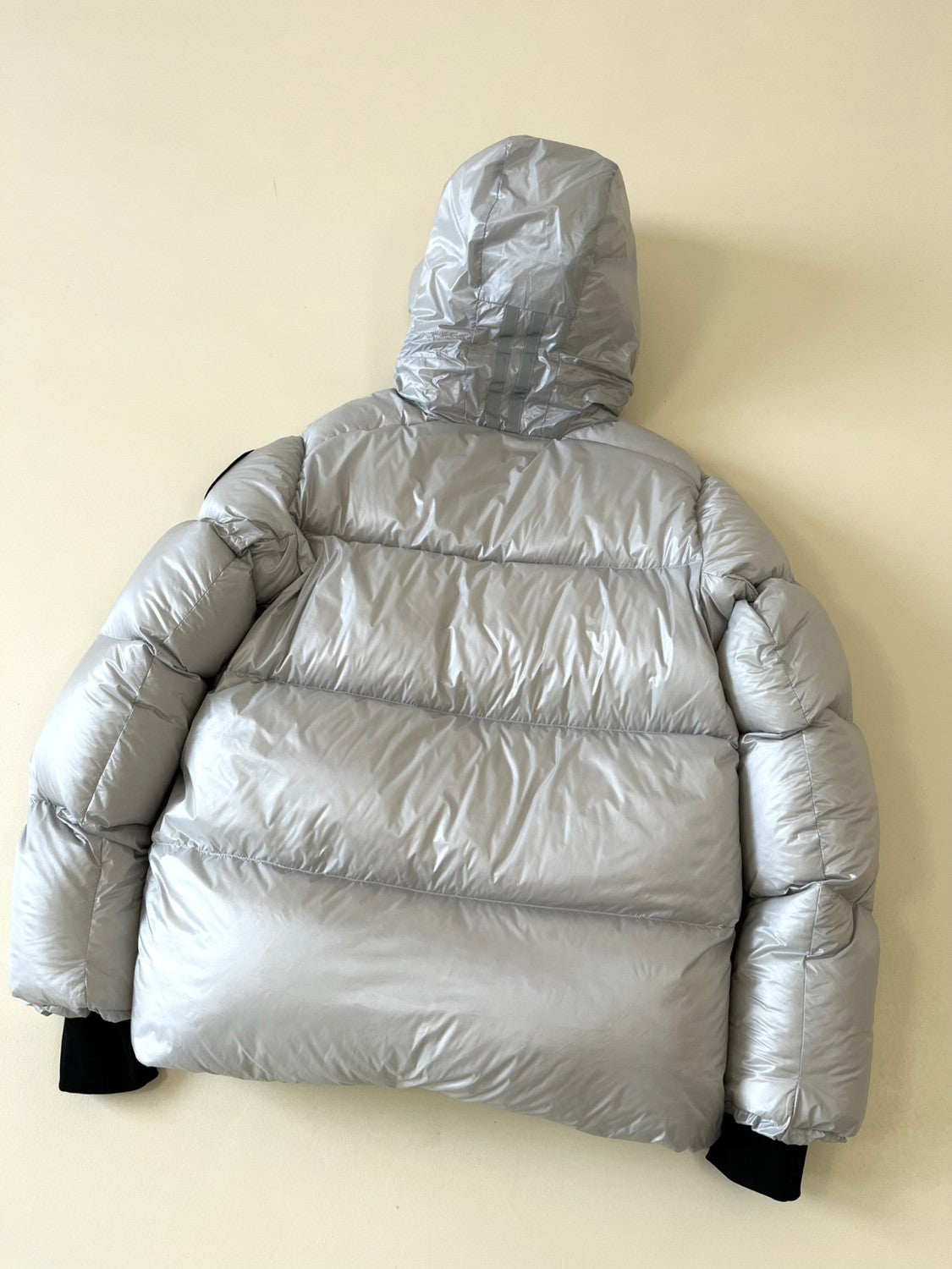 Canada Goose Men's Autumn and Winter Solid Color Hooded Long Sleeve Lined Removable Elastic Back Puffer Down Jacket #73778