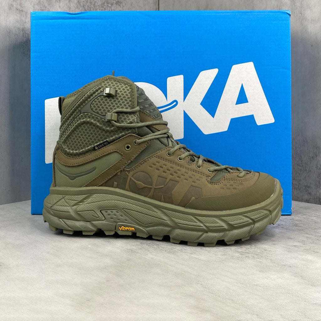 Hoka Men's Spring/Fall Fashion Casual Round Toe Lace Up Slip Resistant Durable Thick Sole High Top Outdoor Sneakers Shoes #79266