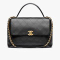 Chanel Spring And Summer Maxi Mouth Cover Bag With Handle Women's Temperament Fashion Luxury Gold Buckle Flap Bag Chain Clutch Bags  AS5543-B20111-94305 #76836