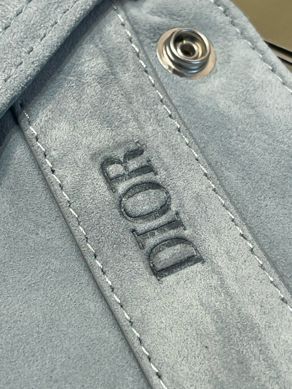 Dior Men's Spring/Autumn Fashion Casual Solid Color Lapel Embossed Logo Single Breasted Long Sleeved Short Leather Jacket #78285