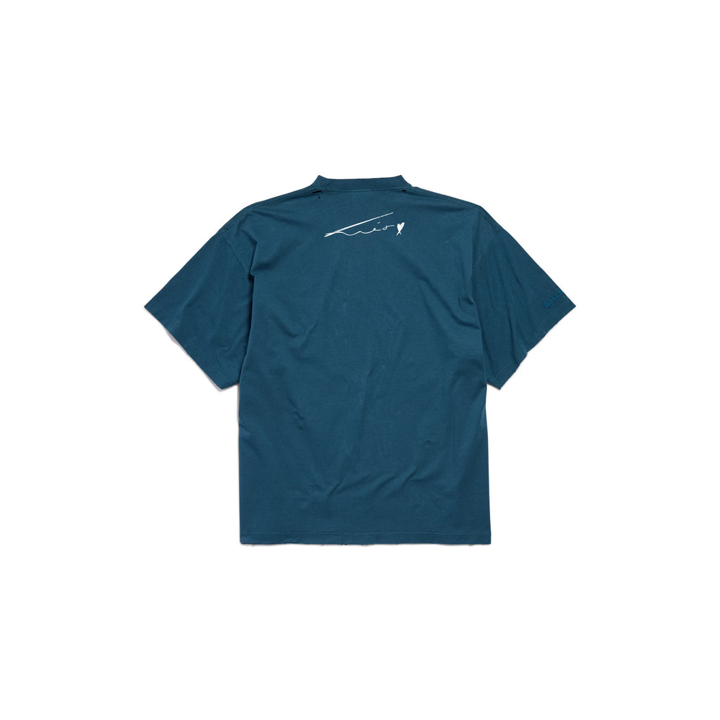 Balenciaga Men Women PP KRIT Printed Round Neck Short Sleeve Summer Cotton Solid Color Oversized T-Shirt Ngvp #1387
