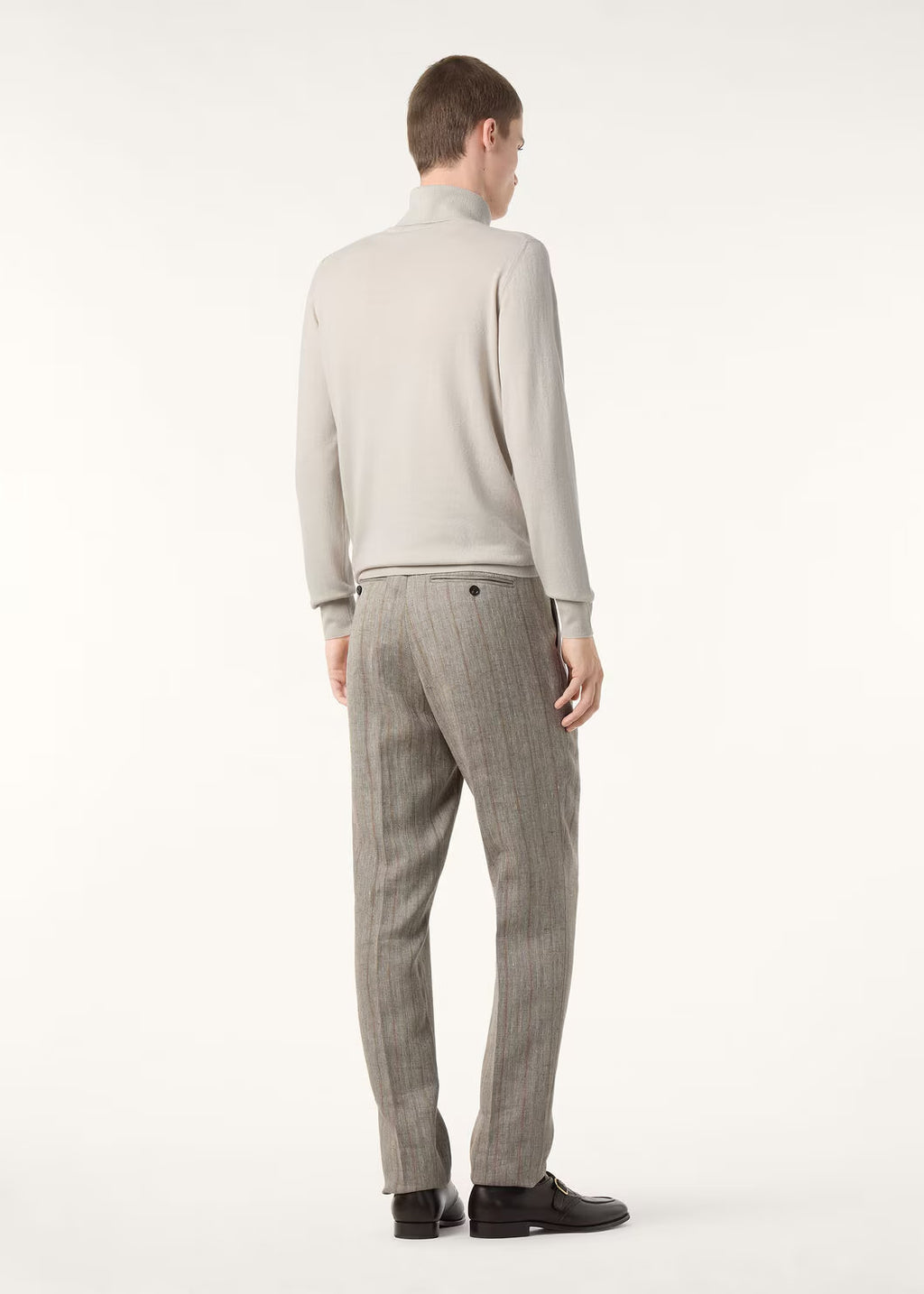Loro Piana Dolcevita Men's High Neck Sweater Fall And Winter Knitted Fashion Trend Of Comfortable Long-sleeved Casual Knit Pullover Sweater Ngvp #2225