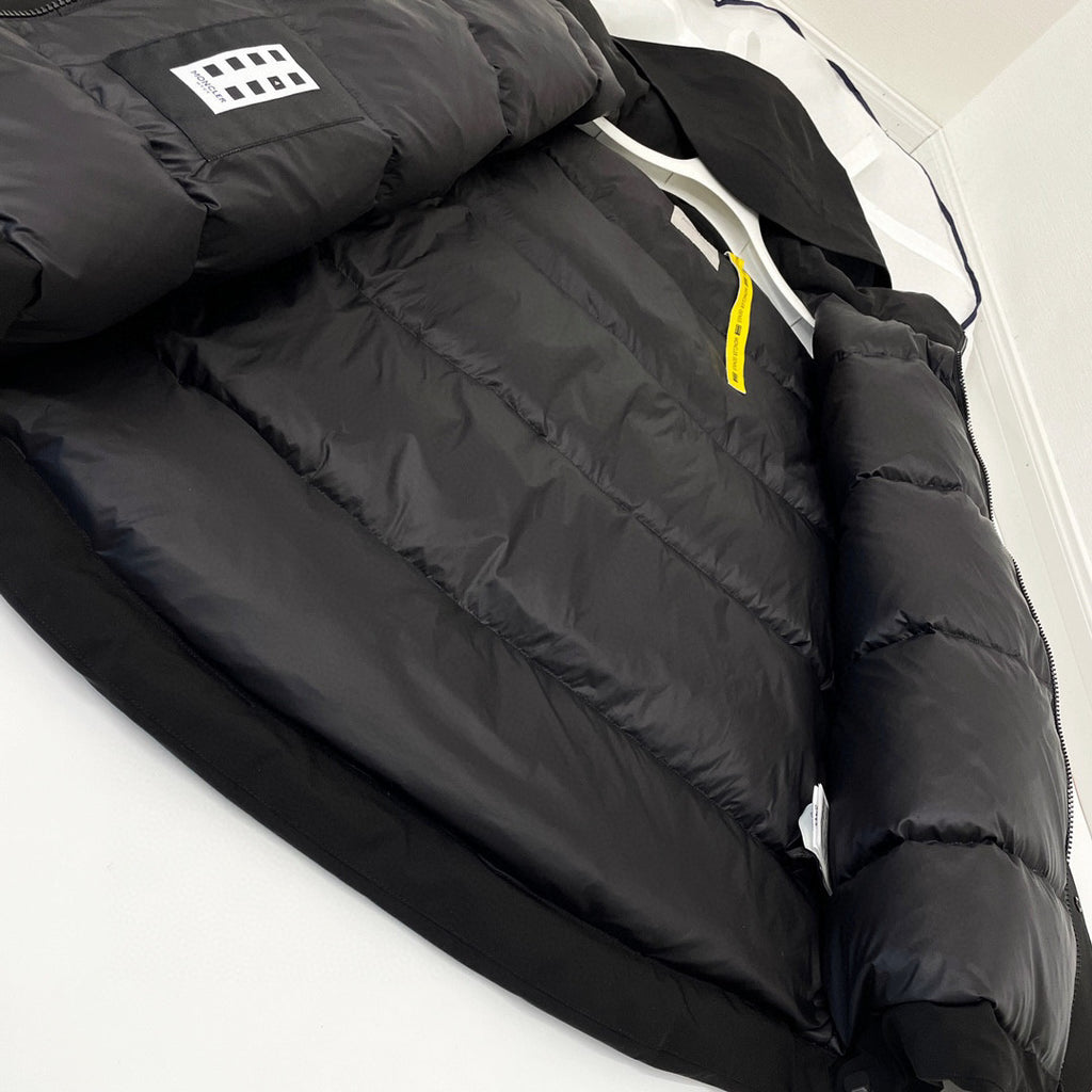 Moncler Black Hooded Down Jacket #22155