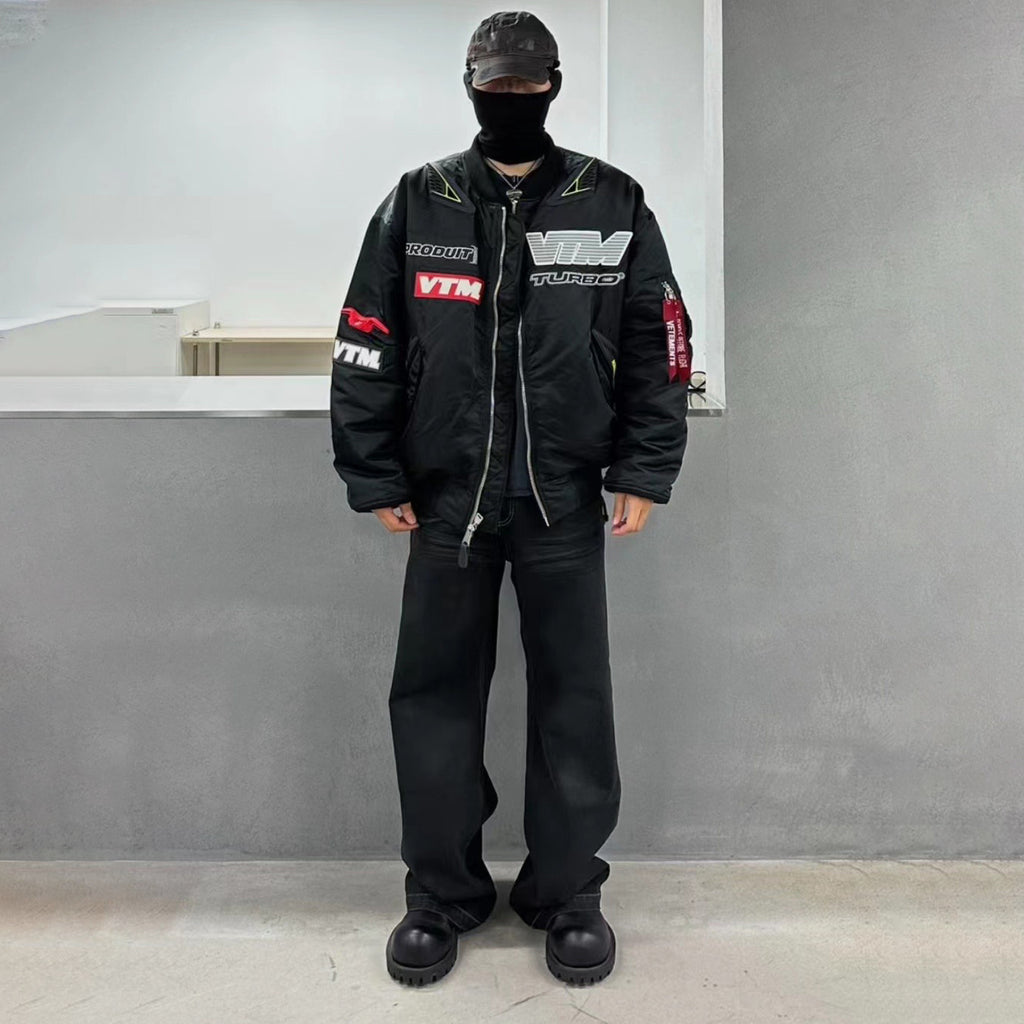 Vetements Man Motorcycle Zipper HoodedJacket #94855