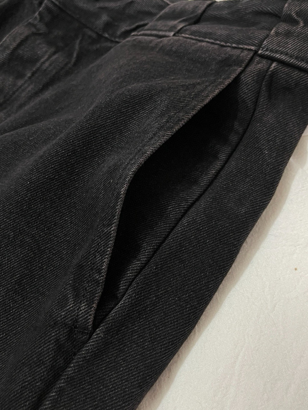 Prada Men's Spring and Autumn Solid Color Mid Waist Button Loose Jeans Pants #74355