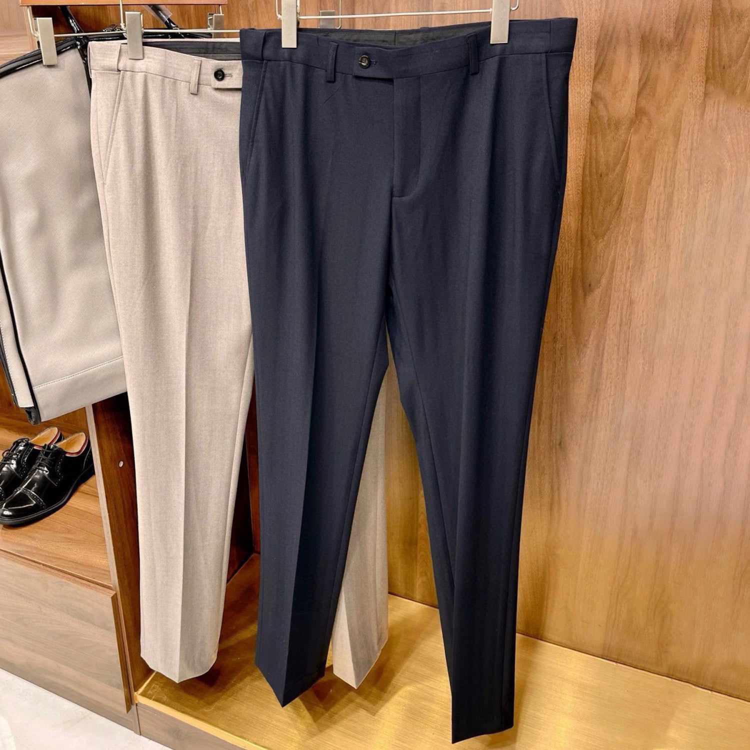 Ermenegildo Zegna Men's Fall And Winter Business High-end Jacket Tide Wool Single-breasted Suit Top Wedding Suit Casual Pants Solid Color Suit Set Ngvp #2439