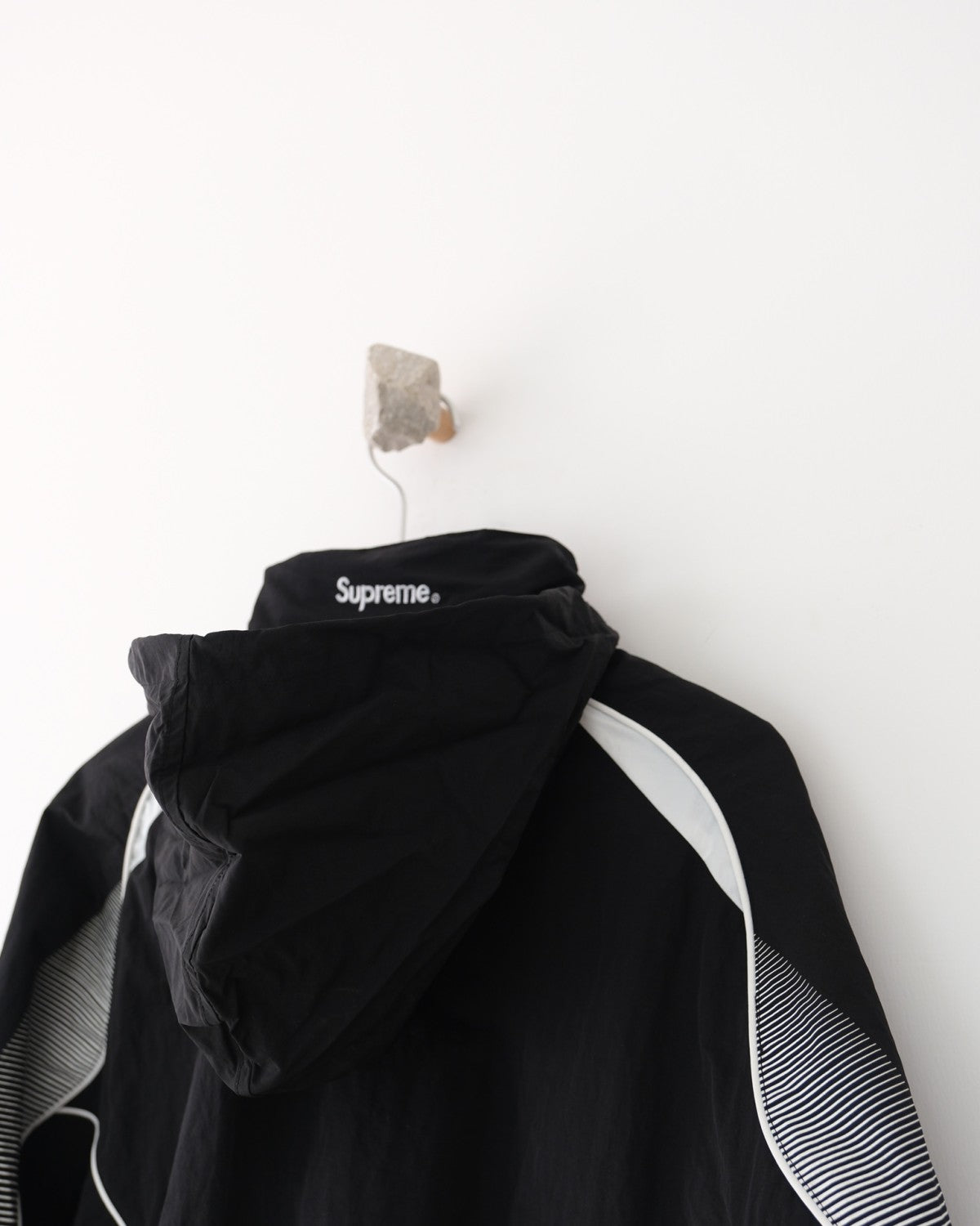 Supreme Week 11 X Umbro Men's And Women's Spring And Fall Black Collar Zipper Long Sleeve Jacket #73162