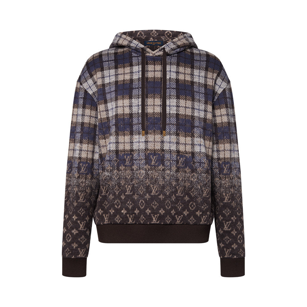 Louis Vuitton Monogram Faded Plaid Hoodie #337090