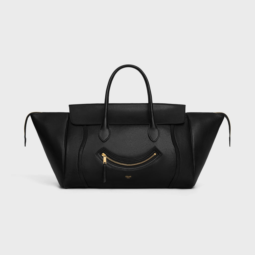 Celine Medium Smiling New Luggage in Supple Shiny Lambskin #334037