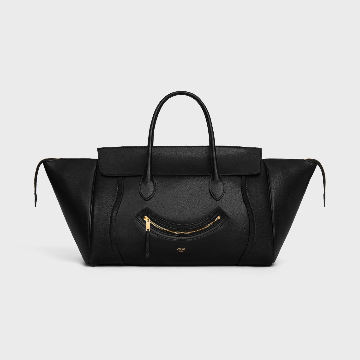 Celine Medium Smiling New Luggage in Supple Shiny Lambskin #334037