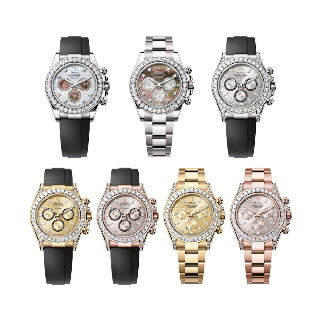 Rolex Men's Automatic Mechanical Movement 100 Meter Water Resistant Dial Watch with Diamonds #75863