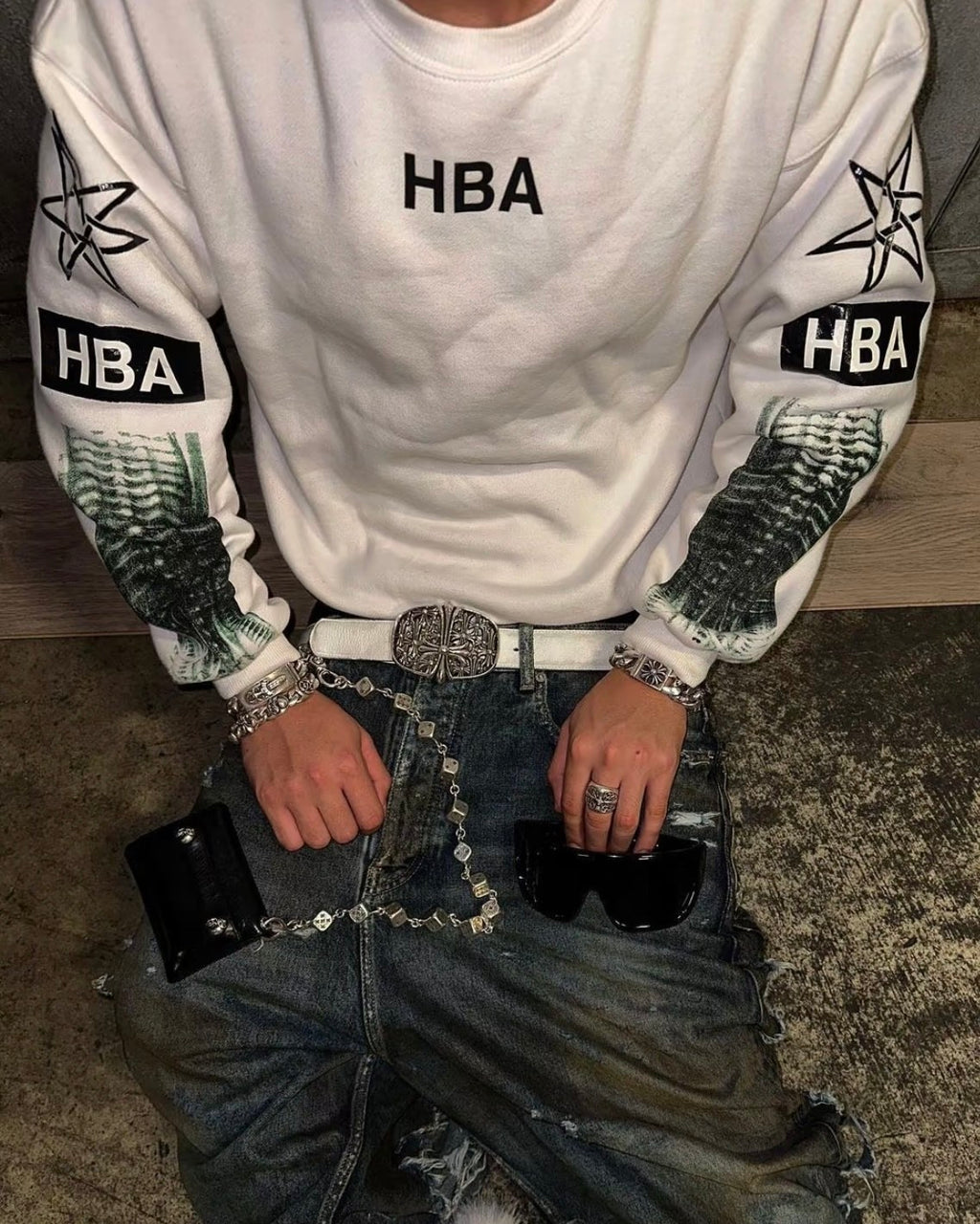 HOOD BY AIR Beige Spine Padded Hoodie Men And Women Loose Spring And Summer Fashion High Street Single Long-sleeved Bottoming T-shirt Pullover Sweatshirt Ngvp #1119