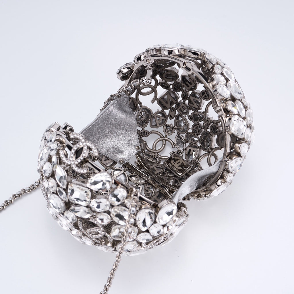 Chanel Women's Crystal Diamond Spherical Chain Single Shoulder Evening Bag Bags #77237