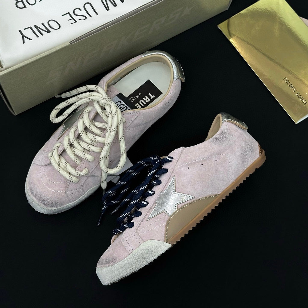 Golden Goose Men's and Women's Spring/Fall Fashion Casual Round Toe Lace Up Low Top Star Print Thin Sole Sneakers Casual Shoes Shoes #78525