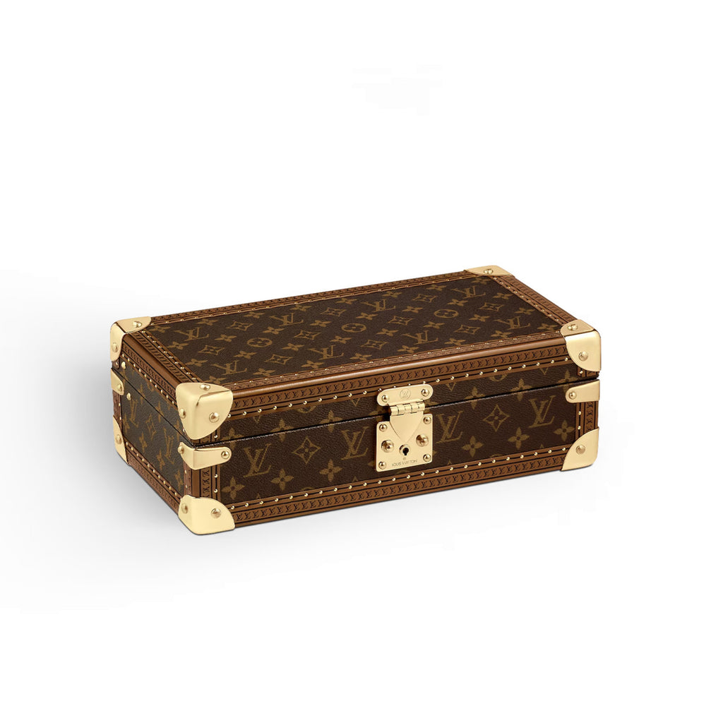 Louis Vuitton Men's and Women's Solid Colour Classic Printed Canvas Watch Storage Box Bag Bags (please Contact Customer Service To Select Colors Before Purchasing.) #77994