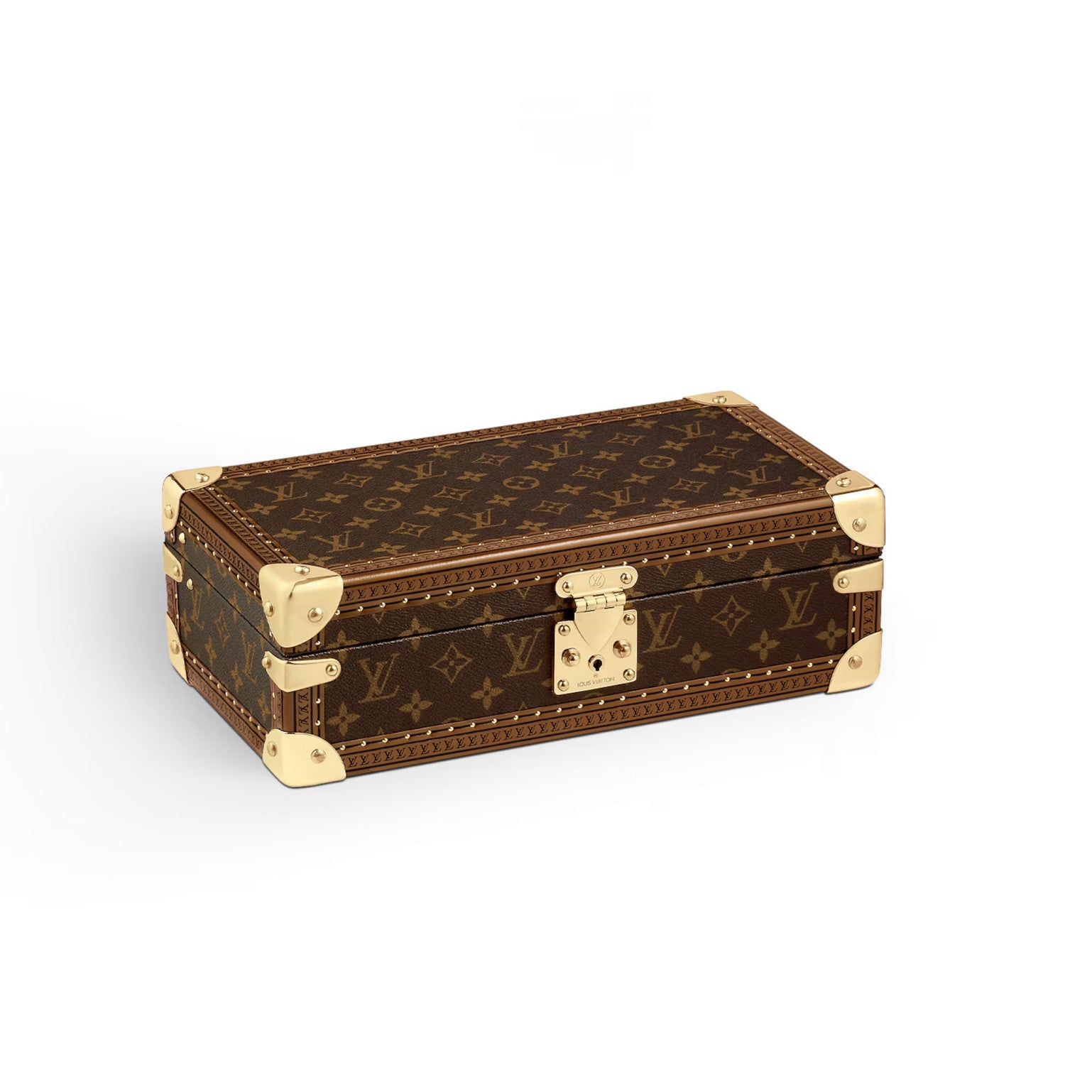Louis Vuitton Men's and Women's Solid Colour Classic Printed Canvas Watch Storage Box Bag Bags (please Contact Customer Service To Select Colors Before Purchasing.) #77994
