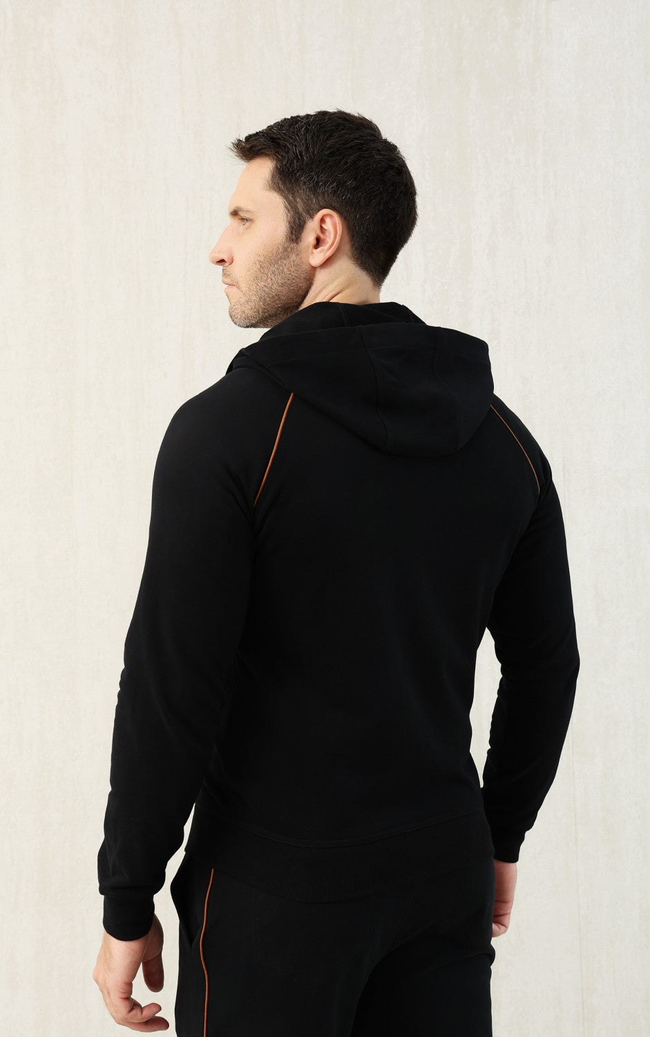 Brunello Cucinelli Men's Techno Cotton French Terry Hooded Long Sleeve Casual Athletic Sweatshirt Solid Color Zipper Spring Jacket Ngvp #1675