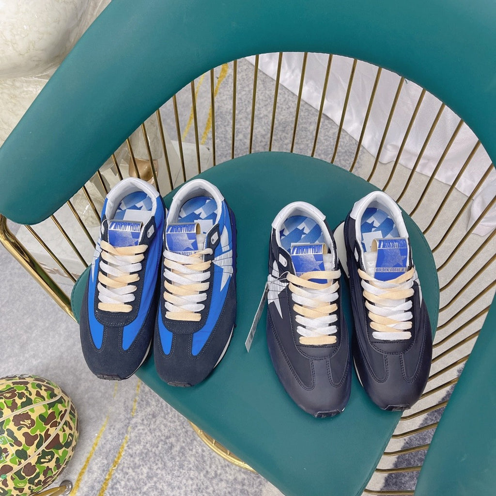 Golden Goose Marathon Vintage Athletics Women's Men's Sneakers Pentagram Thick Bottom Sports Casual Shoes Dirty Shoes Sneakers #81218