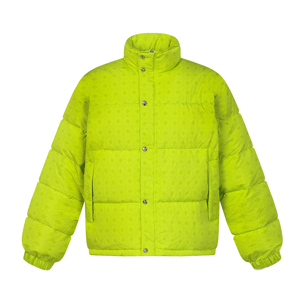 Chrome Hearts Dark Pattern Jacquard Down Jacket #333641