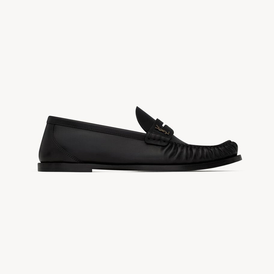 Saint Laurent Women's Autumn/Winter Fashion Casual Sheepskin Suede Round Toe Slip On Flat Loafers Casual Shoes #78376