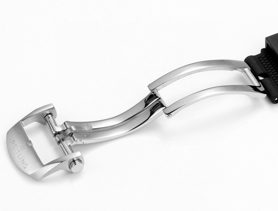 Breitling Silicone Bracelet Mechanical Watch #96675
