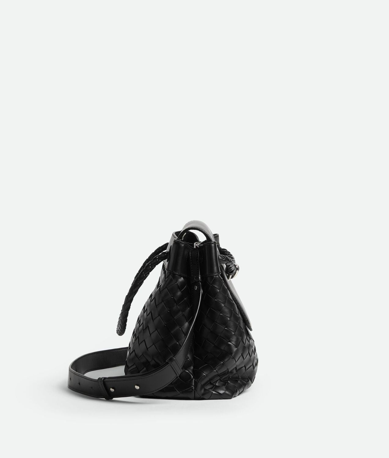 Bottega Veneta Men's Andiamo Backpack Solid Color Adjustable Removable Shoulder Strap Messenger Bag Casual Shoulder Crossbody Bag Bags #71886