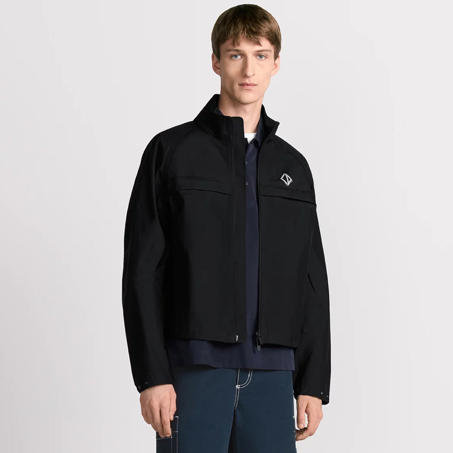 Dior Men's Women's Fall/winter Sportswear Cd Diamond Logo Funky Design Casual Fashion Loose Casual Zipper Jacket #81615