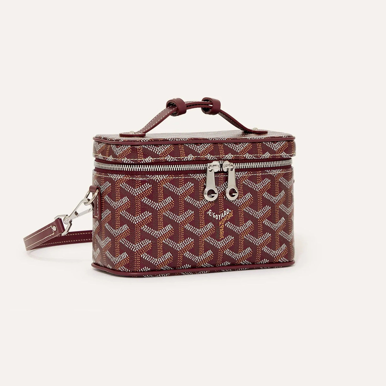 GOYARD MUSE Women's Fashion Classic Double Zip Closure Adjustable Strap Mini Makeup Bag Handbag Crossbody Bag Bags MUSEVAMINTY-09CL09P #79346