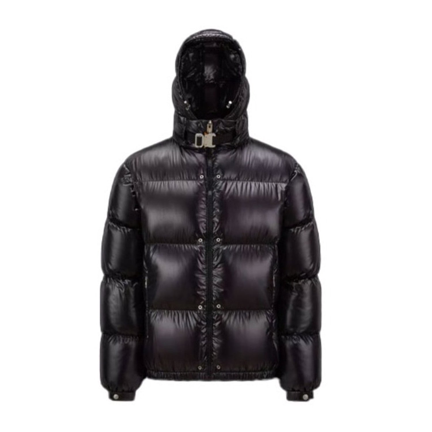 Moncler GENIUS x 1017 ALYX 9SN Short Black Hooded Puffer Jacket Ngvp #6718